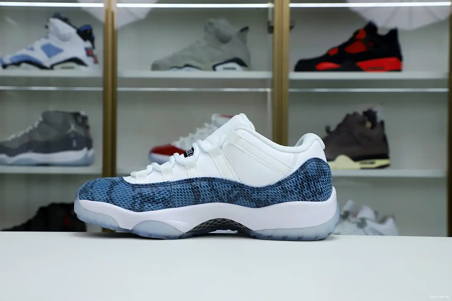 Air Jordan Jordan snakeskin” “navy 11 Kimikick 0722